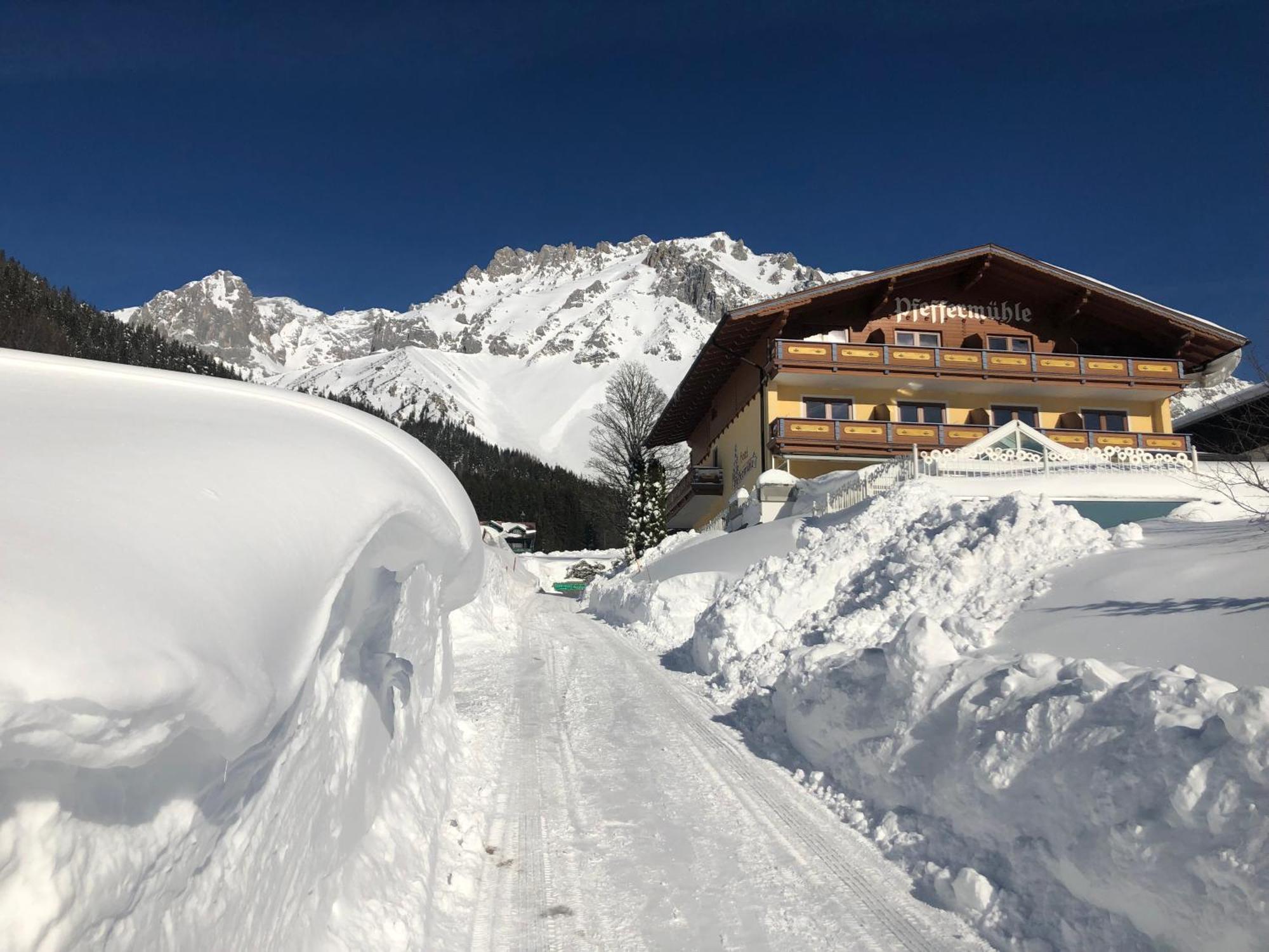 Aparthotel Pfeffermuehle Ramsau am Dachstein Eksteriør billede